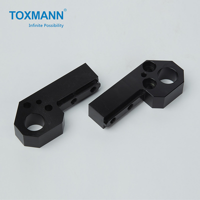 Roestvrije AL6061 CNC die Component, het Zwarte Anodiseren Mechanische Vervangstukken machinaal bewerken