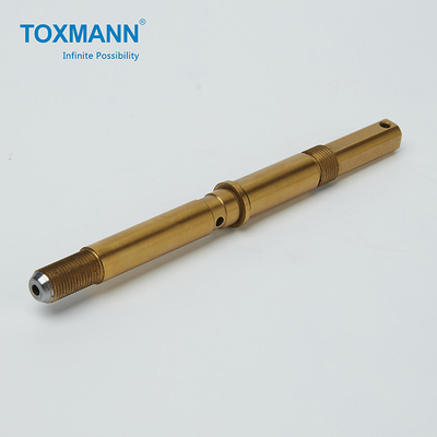 Het koper draaide CNC Draaibank Machinaal bewerkend Tolerantie 0.01mm van Delenschachten