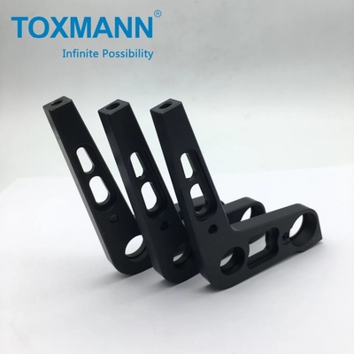 Schakelkraan dubbellagers met korte werpslag CNC-freesonderdeel Aluminium 6061-T6 geanodiseerd hoge precisie
