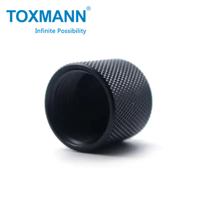 CNC-precisie gedraaide onderdelen Aluminium-audio-schakelaarknop