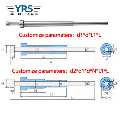 SKD61 Vorm ejector mouw duwt buis Niet-standaard op maat gemaakte buis mouw holle pin is geschikt voor kunststof gietvorm